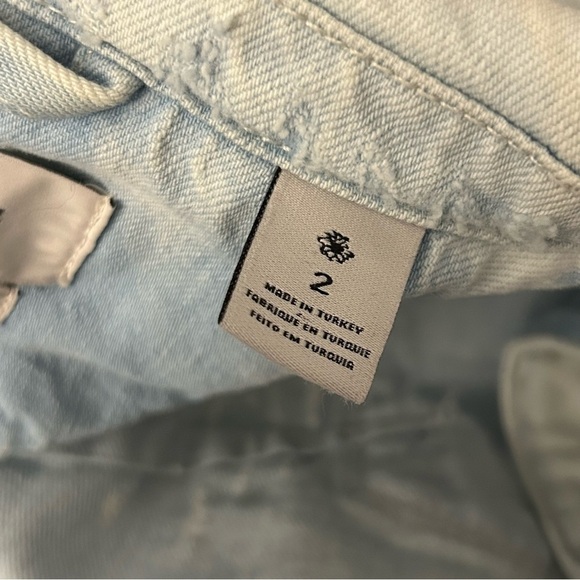 ❤️ MAISON SCOTCH Women's Light Blue Denim Jacket 2 - Picture 7 of 12